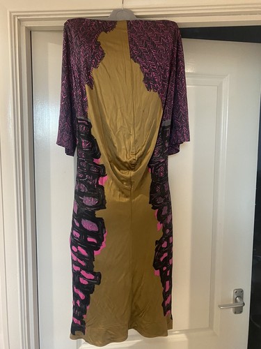 Abito di design Balenciaga taglia FR 38 UK 10 drappeggiato dietro prezzo consigliato   £ 850