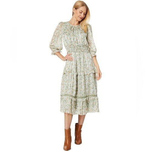 Abito midi Lost + Wander Down to the River come nuovo floreale perfetto per San Valentino S