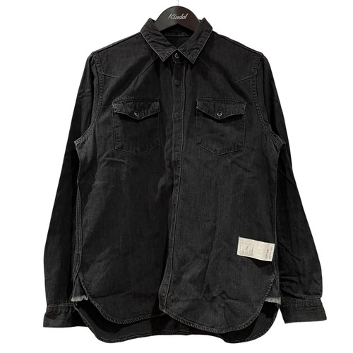 Giacca denim Undercover 10Ss nera taglia 2 usata meno ma meglio E9401