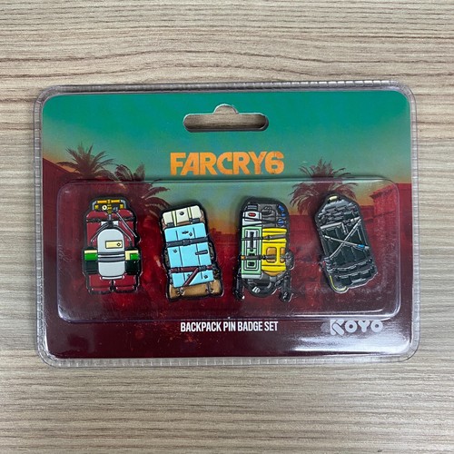 BY FAR FAR CRY 6 KOYO OFFICIAL BACKPACK PIN BADGE SET UBISOFT VIDEO GAME KOYO 2021