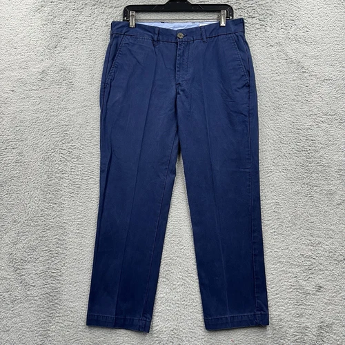 MANNING CARTELL Peter Manning NYC Men’s Size 32x28 Chino Pants Trousers Blue Lightweight Stretch