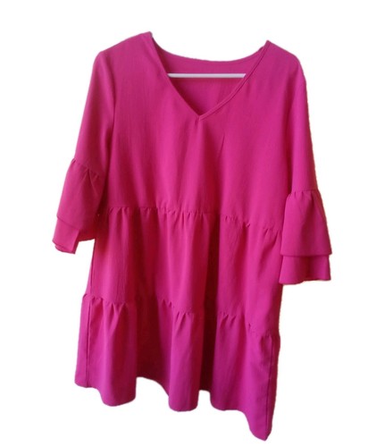 VETEMENTS Abito corto casual donna rosa XL un'opzione versatile ed elegante