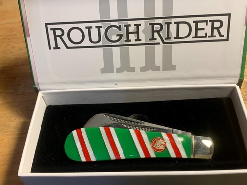 RENS ORIGINAL Rough Ryder 30th Anniversary Christmas Half Hawk 4" Pocket Knife RR2595