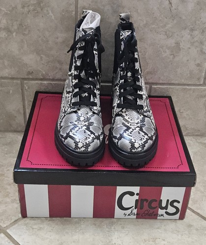 Stivali Giovanni Circus By Sam Edelman  stampa serpente in cashmere  nuovi taglia 7 donna