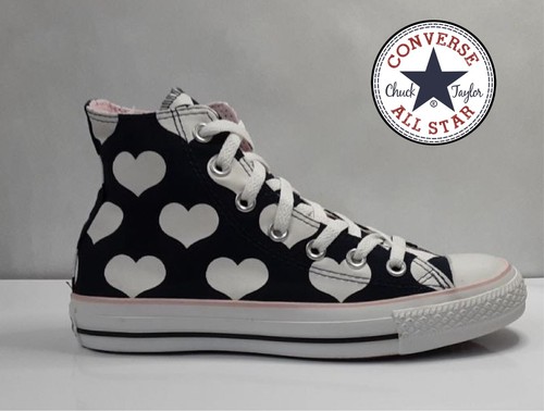 SCARPA SCARPE CONVERSE ALL STAR GRAPHICS HEART UOMO DONNA UNISEX ORIGINALI COD 115350