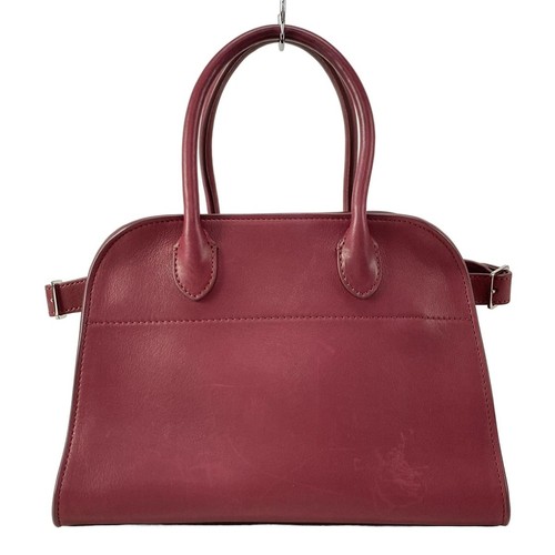 Borsa tote originale THE ROW morbida Margaux 10 W1190 L72 bordeaux sella pelle