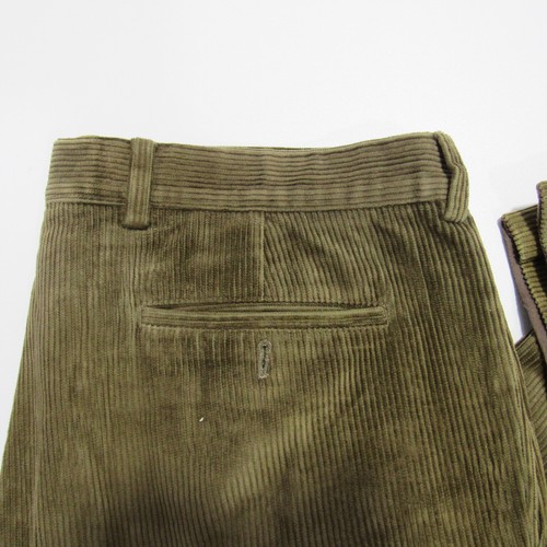 Burberry Relax Pantaloni in velluto a coste casual conici marrone W36 L30 REF (M16336)