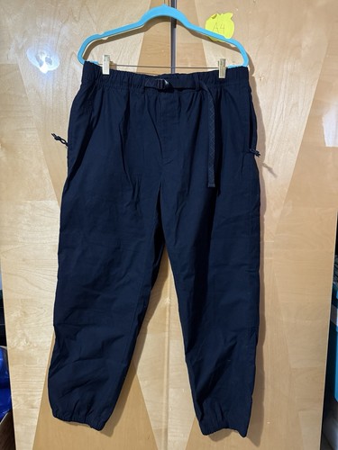 ACG Pantalone Donna XL Extra Large Nero Abbigliamento Sportivo Cerniera Tasche Fondo