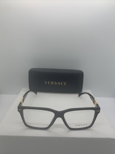 NEW Versace MOD. 3335 Black 56/14/140 Eyeglasses Frames :A109