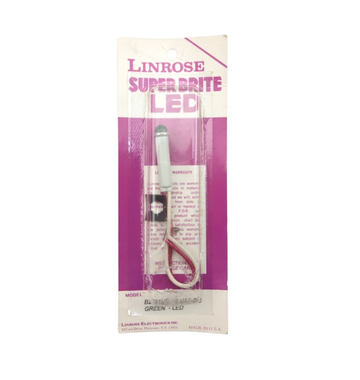 SECOND WIND SALES Linrose Electronics B2191U5 B2191 Series Super Brite 12 VDC Green LED Indicator Light