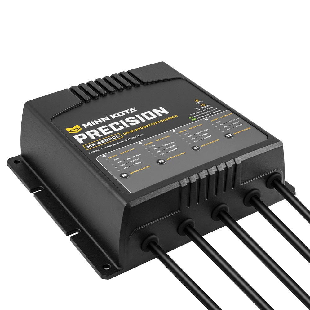 Minn Kota On Board Precision Charger MK 460 PCL 4 Bank x 15 AMP LI Optimized Charger [1834604]
