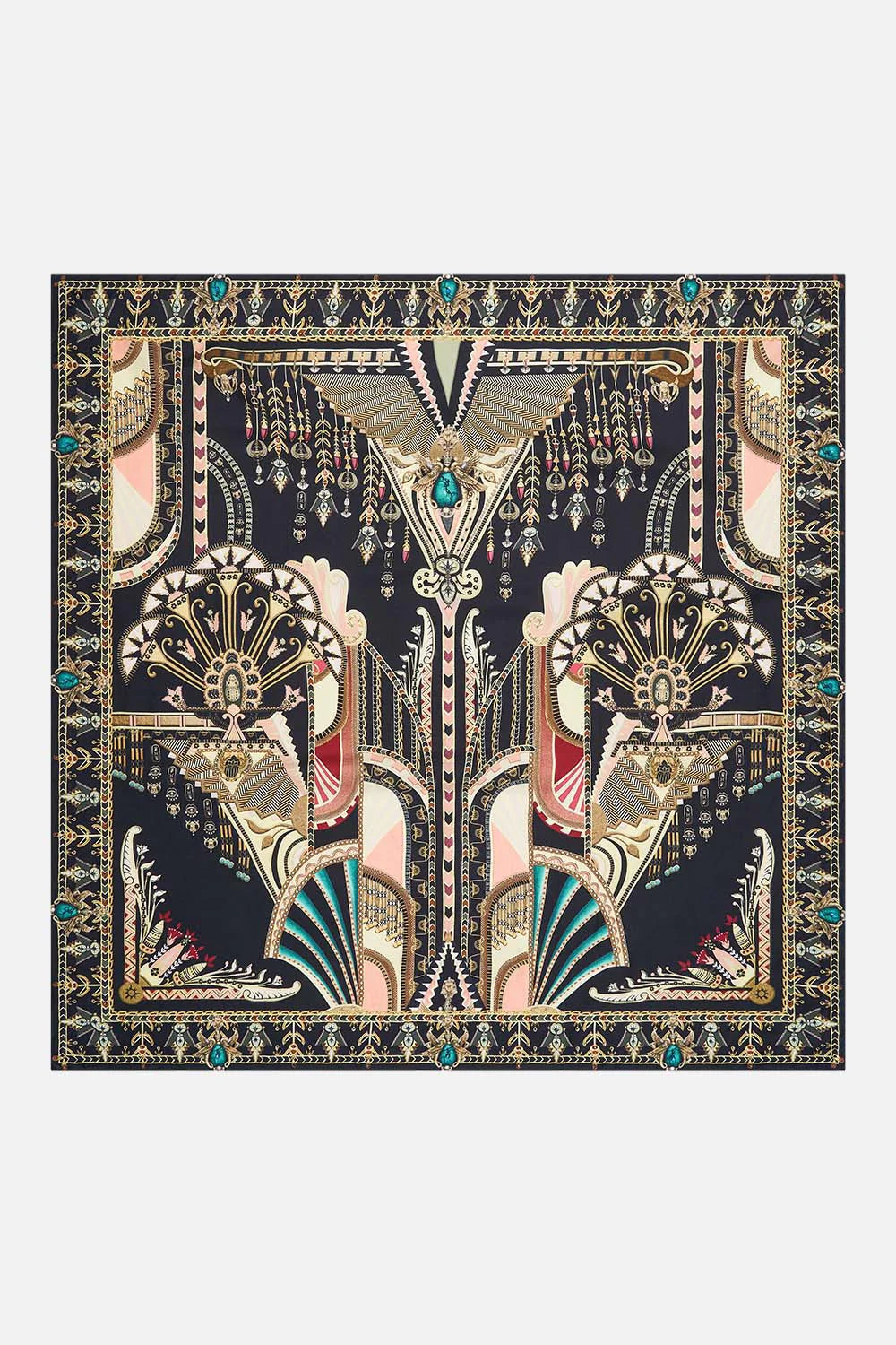 CAMILLA Large Square Scarf   They Called Her Nefertari
