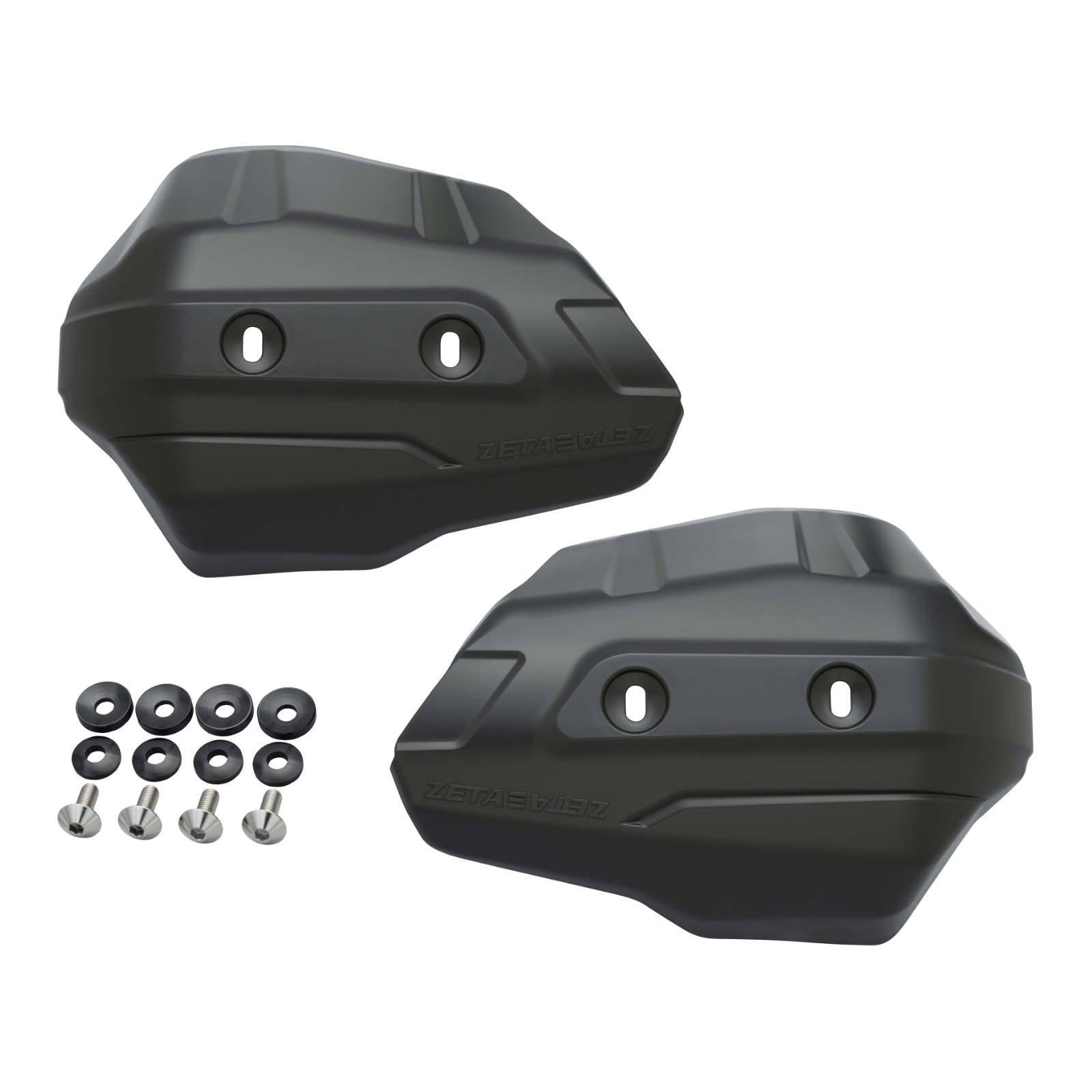 Zeta Adventure Armor Scudo Protectors   Black