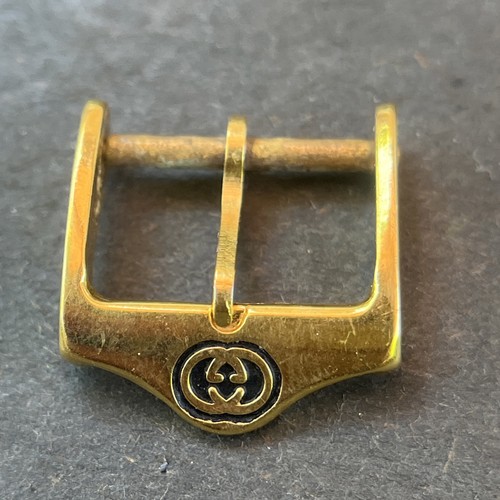 Fibbia Gucci originale placcata oro 14 mm