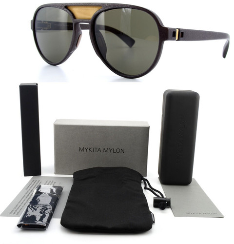 Mykita Berlin Sunglasses Mylon Aphex 56 18 140 Col 819 Ebony G Zeiss In Ovp