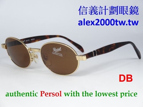 Persol SOUTH vintage oval retro frame sunglasses Óculos de sol 선글라스 da sole サングラ