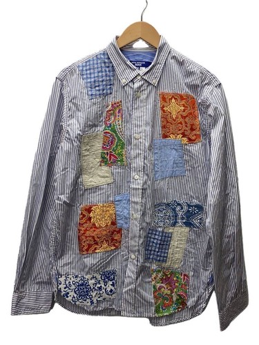 JUNYA WATANABE COMME des GARCONS MAN Long sleeved shirt M Cotton Blue Patchwork