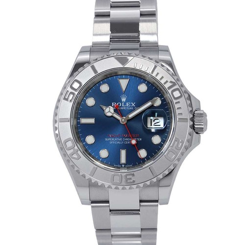 ROLEX Yacht Master 40mm Stainless Steel PT950 Bright Blue Dial 126622