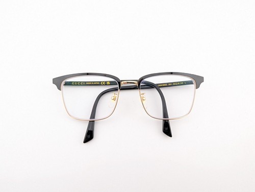 Gucci Eyeglasses Frames Only, GG0130OZ 001, 53 18 145, Black, Made in Japan