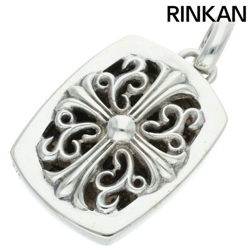 CHROME HEARTS Collana Top Uomo Cromo Cuore Custode Ciondolo Argento Usatobb83e2817ba0e00